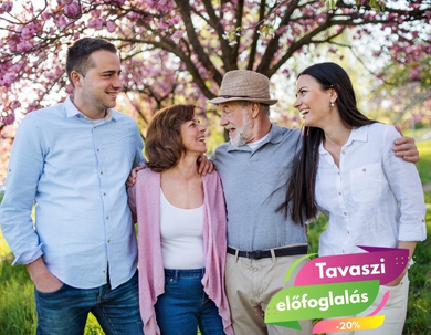 Tavaszi előfoglalás -20% Tavaszi előfoglalás -20%